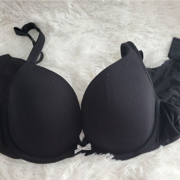 NWOT Lane Bryant Size 40B Cacique Cotton Boost Plunge Bra - Picture 6 of 7